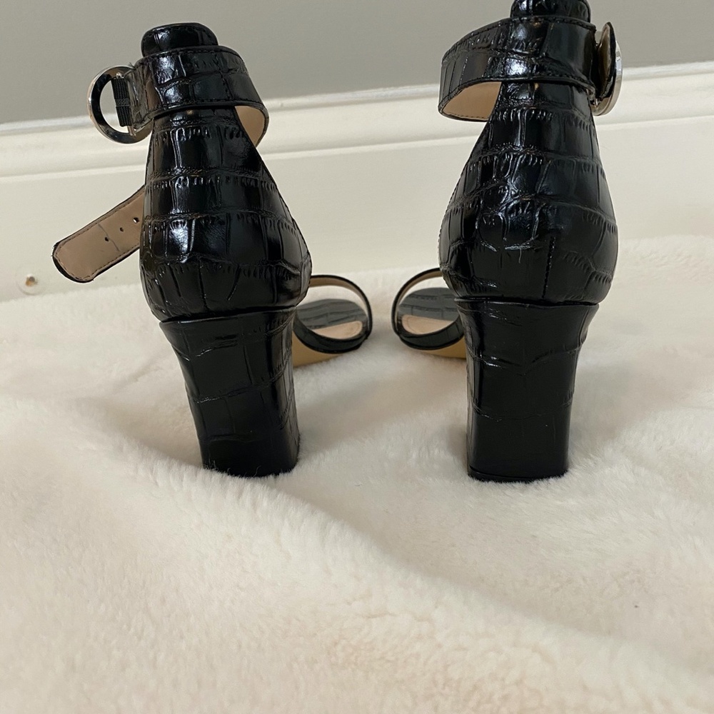 NWT Marc Fisher Karlee Heeled Sandals, Black, 8.5 - Picture 6 of 10